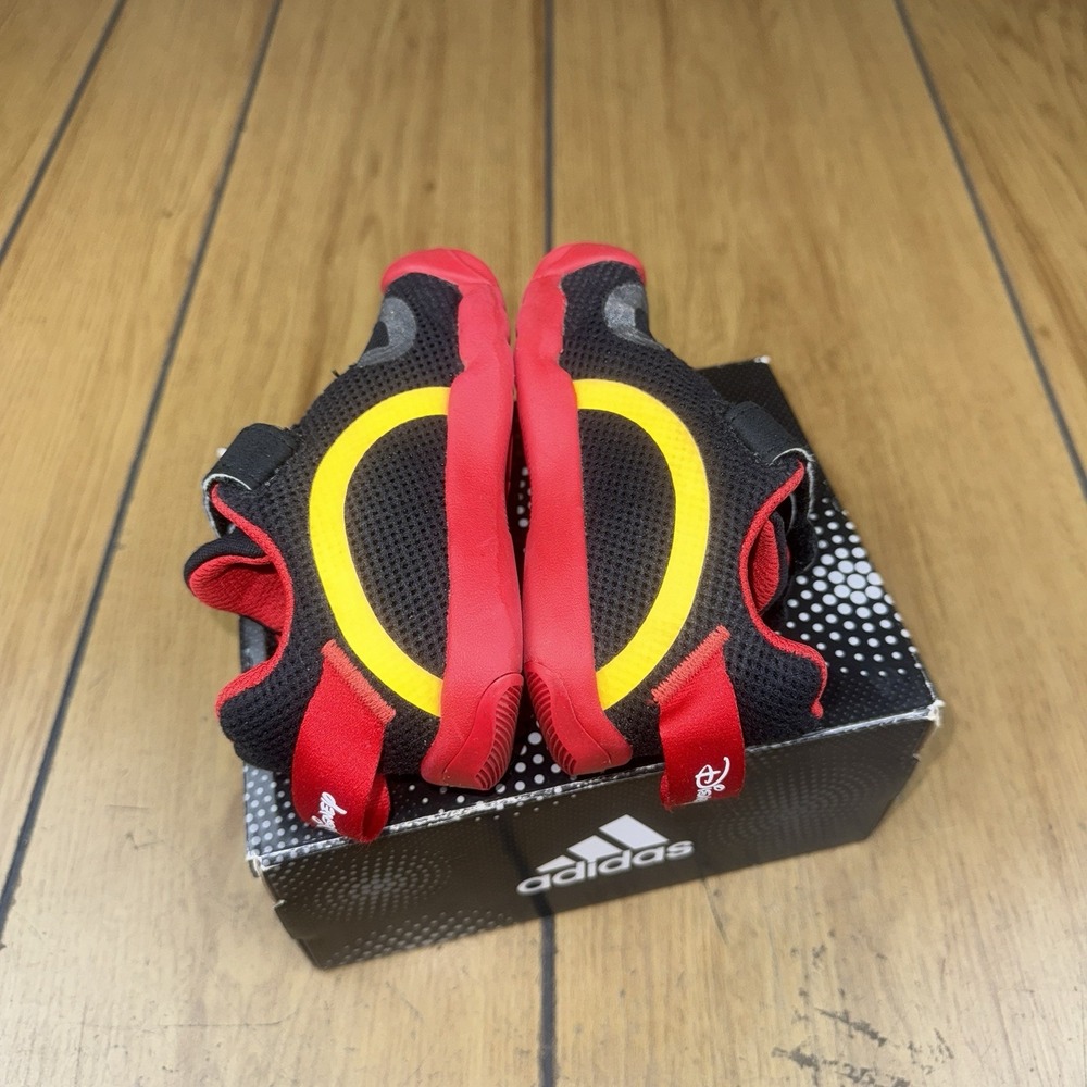 Adidas Toddler Disney Mickey Mouse Boys ActivePlay 1 Shoes Black Red Size 6K - Picture 9 of 16